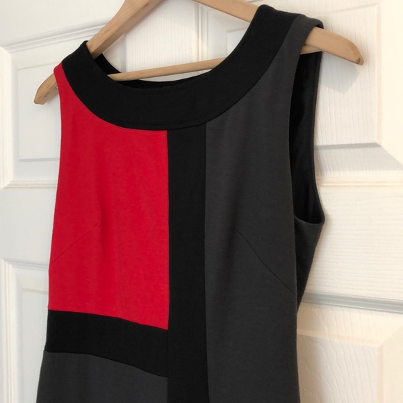 Ponte de roma Made in Italy color block dress - Picture 2 of 4